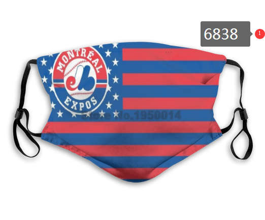 2020 MLB Montreal Expos Dust mask with filter